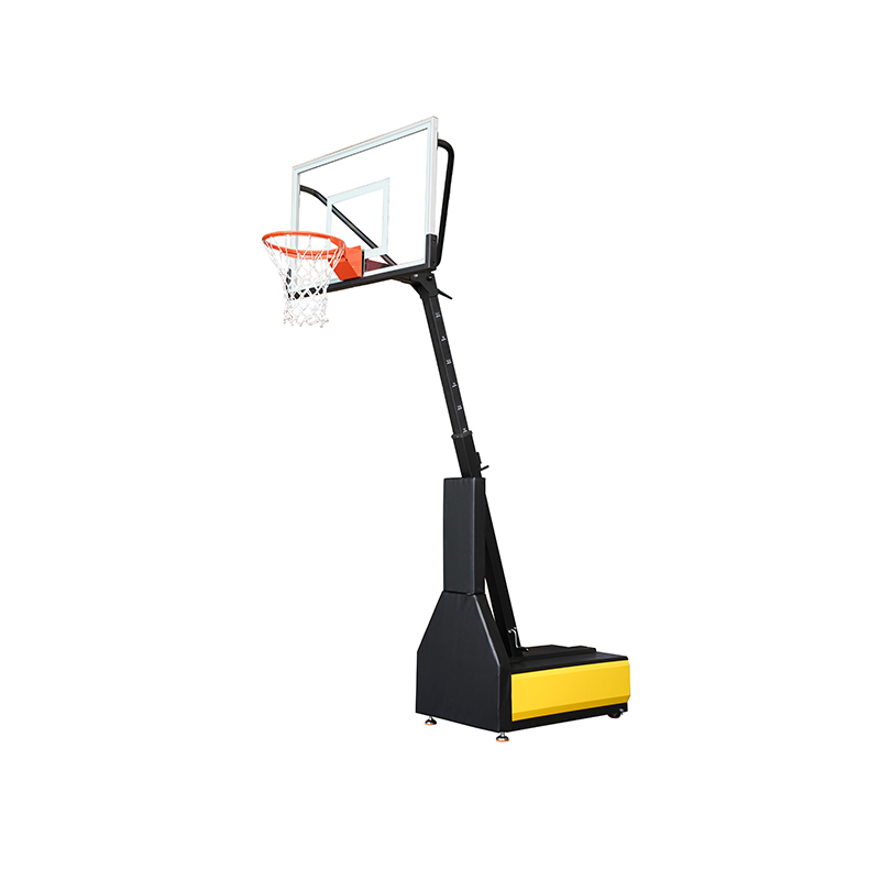 Portable basketball hoops